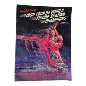 Campbells Soups 1992 Tour Of World Figure Skating Champions Program Book Booklet
